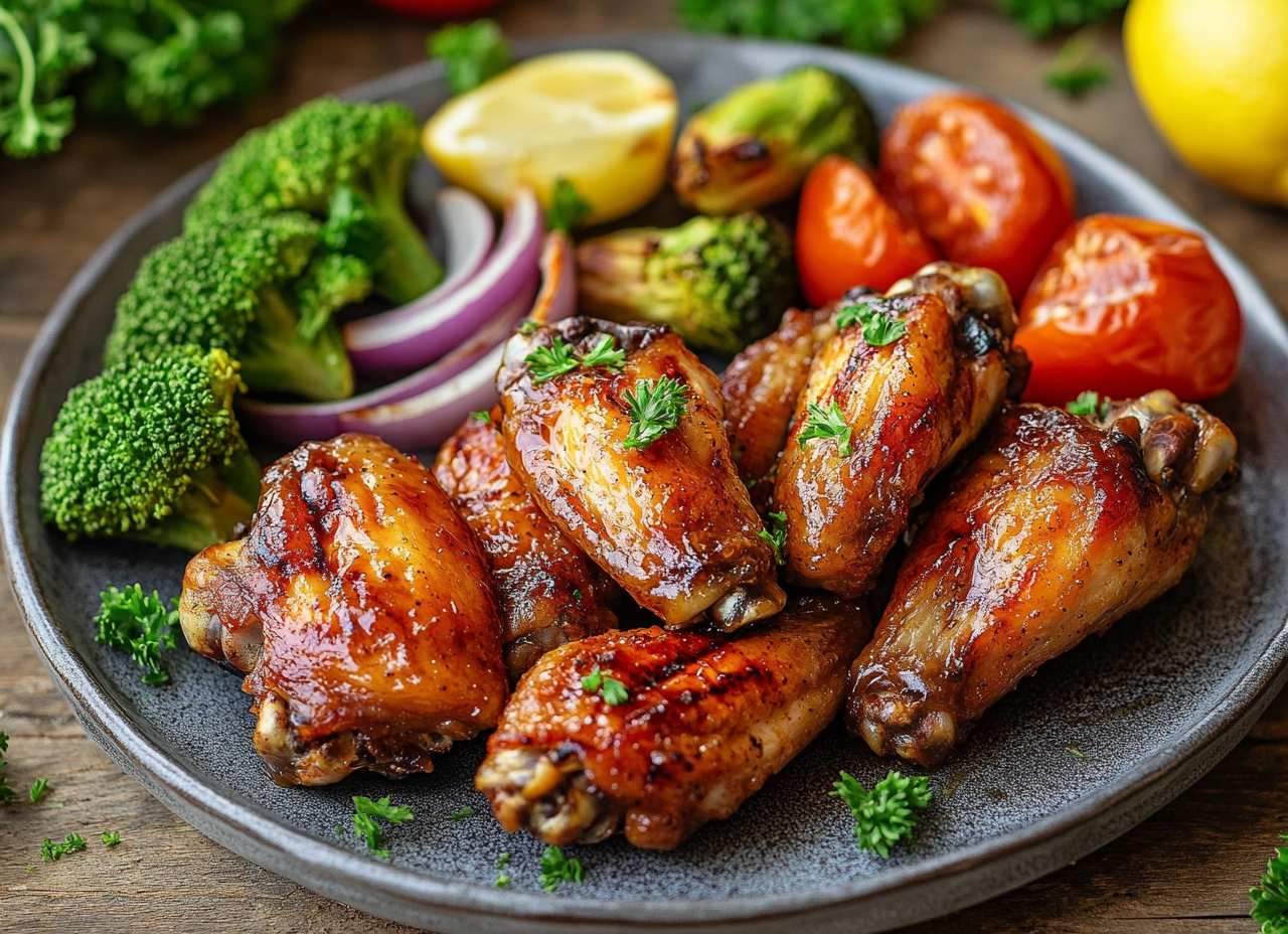 healthy food cooking using air fryer