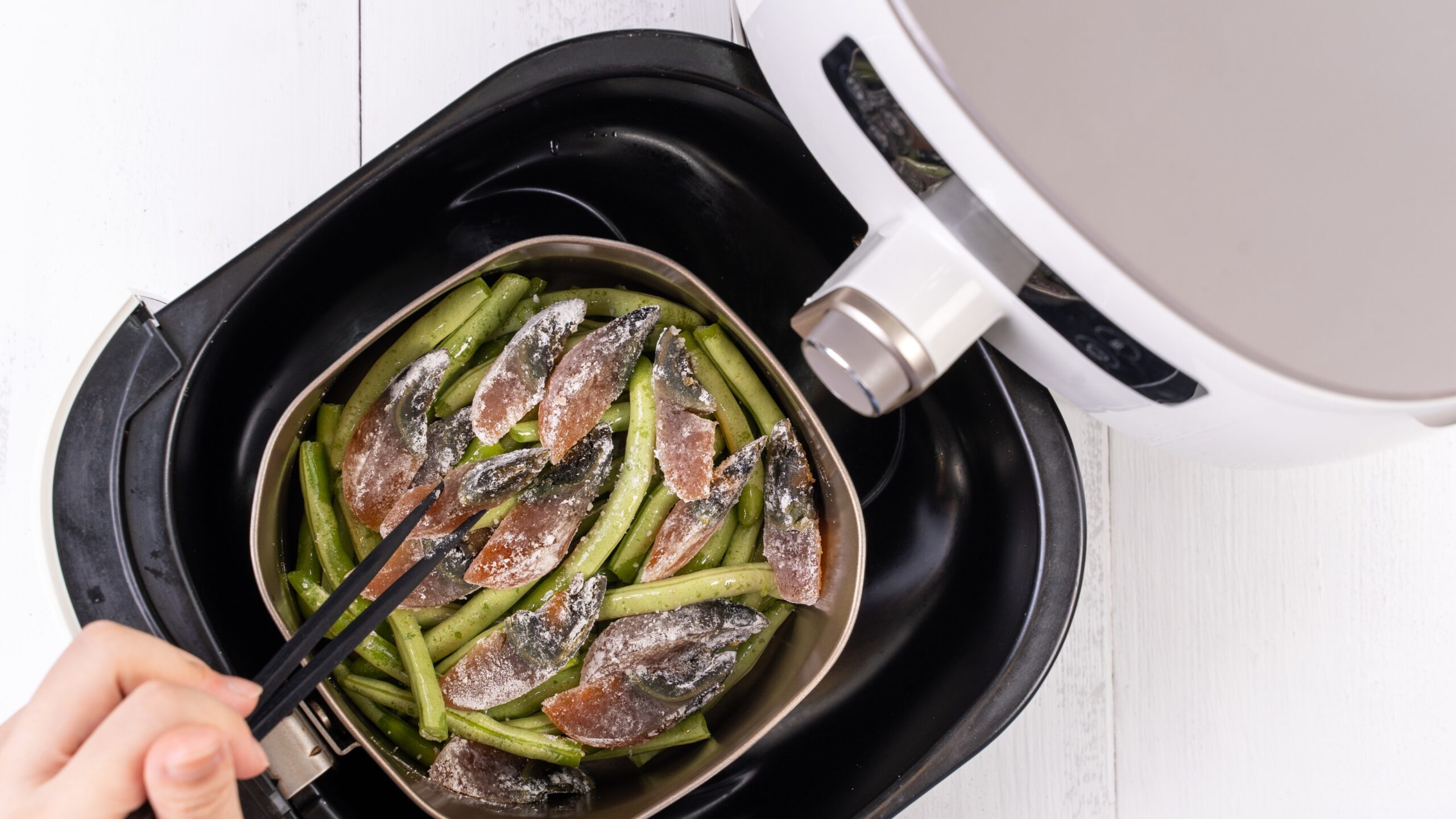 cooking vegetables using an air fryer